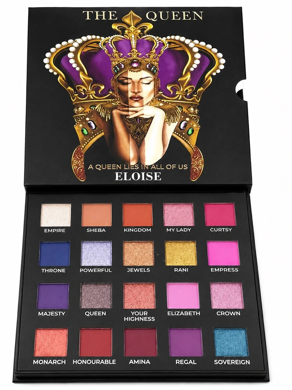 👑 The Queen Eloise Eyeshadow Palette | 20 Rich Matte & Shimmer Shades NIB